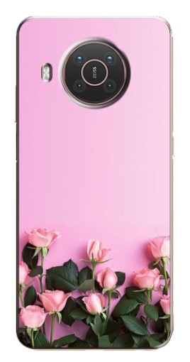 Чехол с печатью "Нежные розы" для Nokia X10