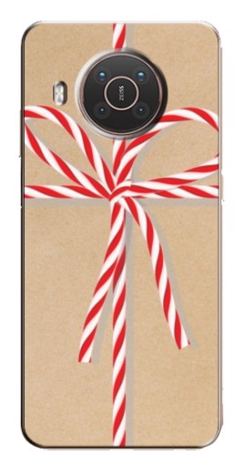 Чехол с печатью "Новогодний подарок" для Nokia X10