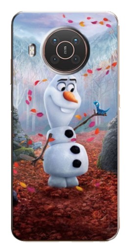 Чехол с картинкой "Олаф" для Nokia X10