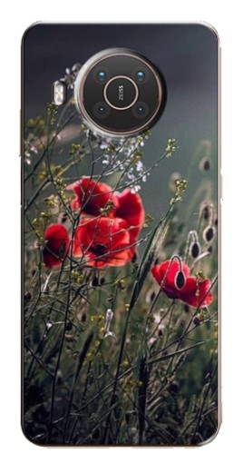 Чехол с принтом "Поле цветов" для Nokia X10