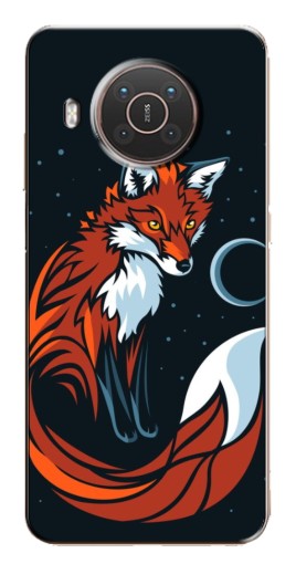 Чехол с печатью "Рыжая лиса" для Nokia X10