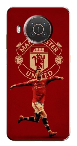 Чехол с картинкой "Ronaldo в МЮ" для Nokia X10