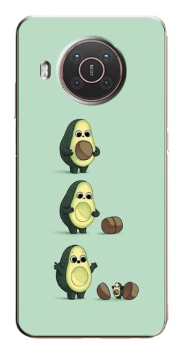 Чехол с печатью "Рождение авокадо" для Nokia X10