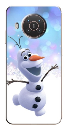 Чехол с картинкой "Снеговик Олаф" для Nokia X10