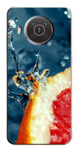 Чехол с принтом "Сочный грейпфрут" для Nokia X10