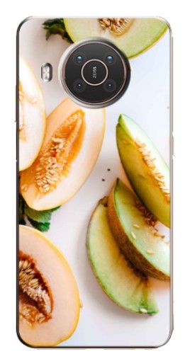 Силиконовый чехол с изображением "Свежие дыньки" для Nokia X10