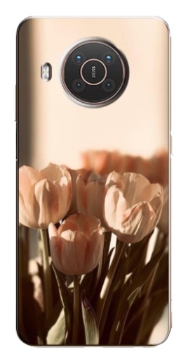 Чехол с печатью "Тюльпаны на солнце" для Nokia X10