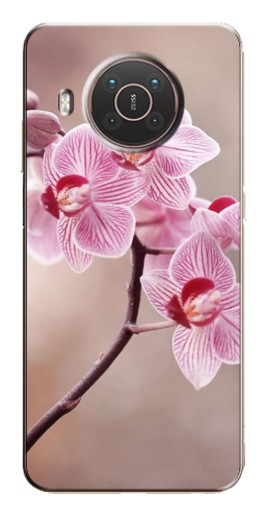 Чехол с печатью "Веточка орхидеи" для Nokia X10