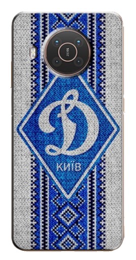 Чехол с картинкой "Вышиванка Динамо" для Nokia X10