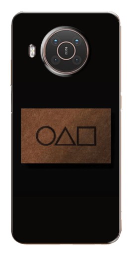 Силиконовый чехол с изображением "Визитка игра в кальмара" для Nokia X10