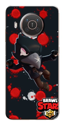 Чехол с печатью "Ворон Бравл Старс" для Nokia X10
