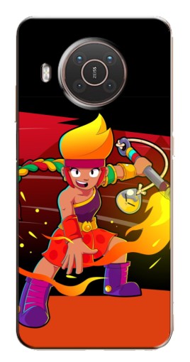 Чехол с печатью "Амбер в дуэли" для Nokia X20