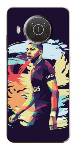 Силиконовый чехол с изображением "ART Mbappe" для Nokia X20