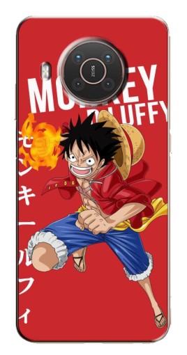 Чехол с картинкой "Атакующий D Luffy" для Nokia X20