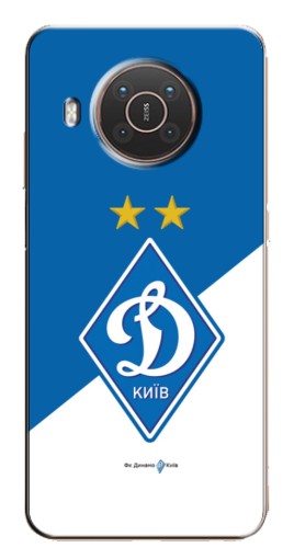 Чехол с картинкой "Бело-синий Динамо" для Nokia X20
