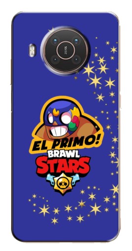 Чехол с принтом "El Primo в маске" для Nokia X20