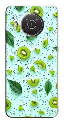 Чехол с картинкой "Фон киви" для Nokia X20