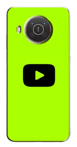 Чехол с принтом "Кнопка Ютуба" для Nokia X20