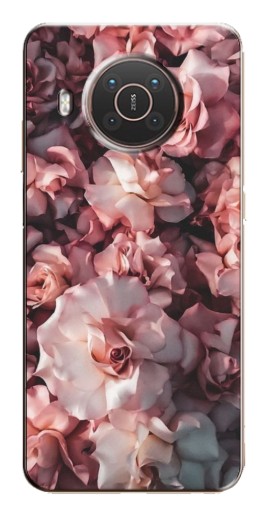 Чехол с печатью "Куст роз" для Nokia X20