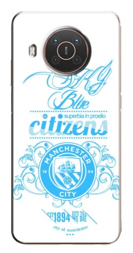 Силиконовый чехол с изображением "Лого Man Sity" для Nokia X20