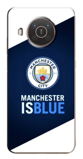 Чехол с картинкой "Manchester is Blue" для Nokia X20