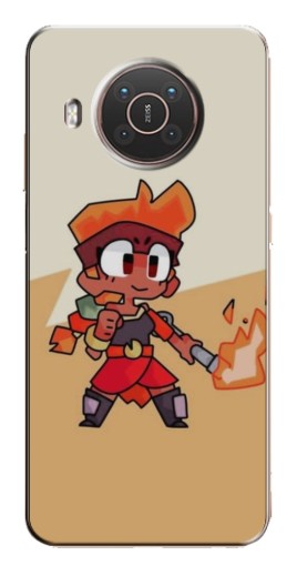 Чехол с принтом "Нарисованная Amber" для Nokia X20
