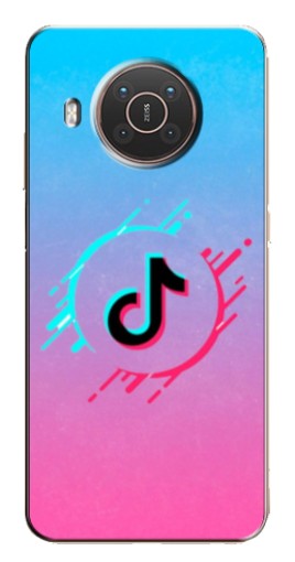 Чехол с принтом "Нота ТикТок" для Nokia X20