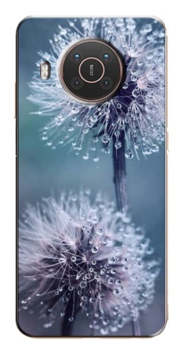 Чехол с картинкой "Одуванчик с капельками" для Nokia X20
