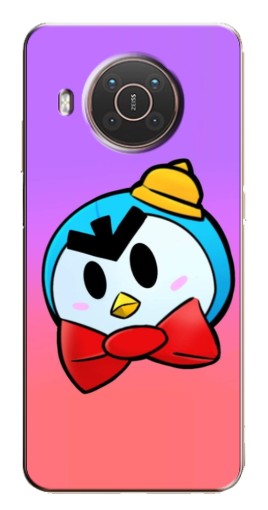 Силиконовый чехол с изображением "С бабочкой" для Nokia X20