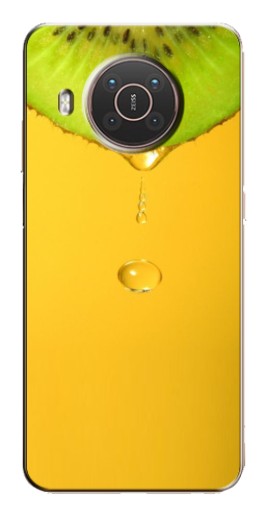 Силиконовый чехол с изображением "Сочный Kiwi" для Nokia X20