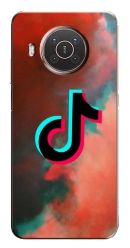 Силиконовый чехол с изображением "ТикТок в тучах" для Nokia X20