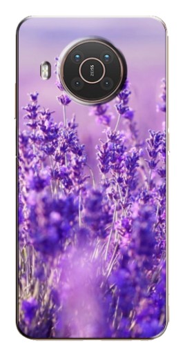 Силиконовый чехол с изображением "Яркая лаванда" для Nokia X20
