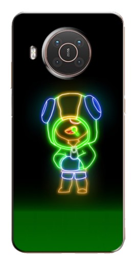 Чехол с принтом "Яркий Леон" для Nokia X20