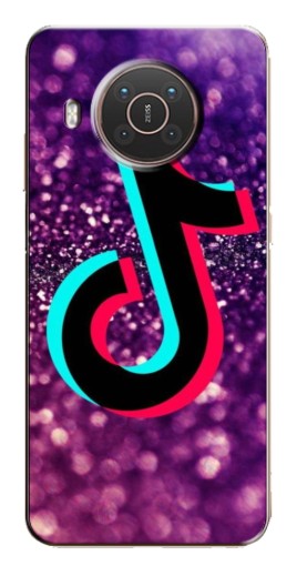 Силиконовый чехол с изображением "Яркий ТикТок" для Nokia X20
