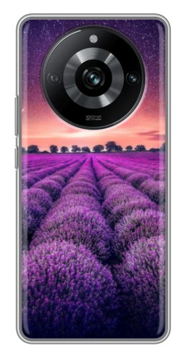 Чехол с картинкой "Лавандовое поле" для Realme 11