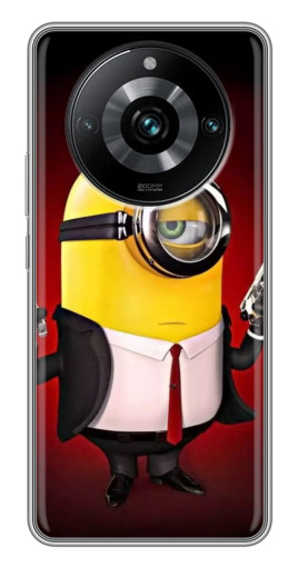 Силиконовый чехол с изображением "Агент Миньон" для Realme 11 Pro Plus