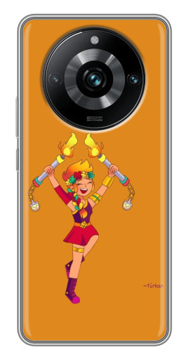 Чехол с печатью "Амбер ликует" для Realme 11 Pro Plus
