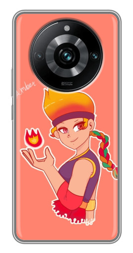 Чехол с принтом "Amber с огоньком" для Realme 11 Pro Plus