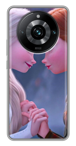 Чехол с картинкой "Анна и Ельза" для Realme 11 Pro Plus