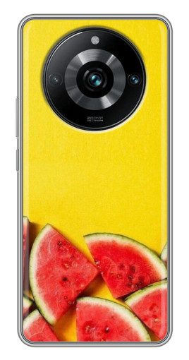 Чехол с принтом "Арбузики на желтом" для Realme 11 Pro Plus