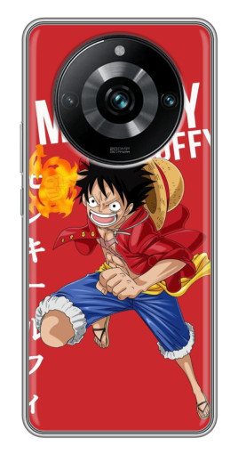 Чехол с принтом "Атакующий D Luffy" для Realme 11 Pro Plus