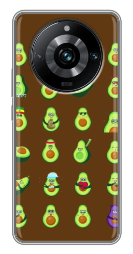 Чехол с картинкой "Авокадики" для Realme 11 Pro Plus
