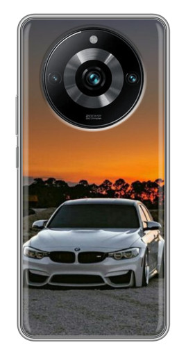 Чехол с картинкой "BMW белая" для Realme 11 Pro Plus