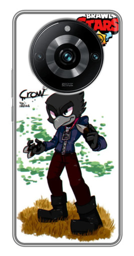 Чехол с принтом "Crow" для Realme 11 Pro Plus