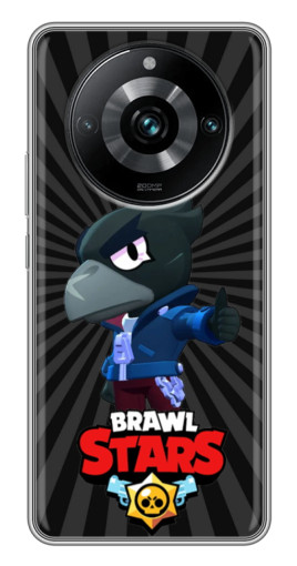 Чехол с принтом "Crow Brawl Stars" для Realme 11 Pro Plus