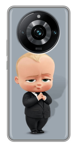 Чехол с печатью "Деловой ребенок" для Realme 11 Pro Plus