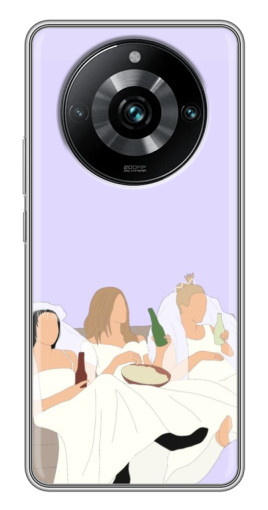 Силиконовый чехол с изображением "Девушки Друзья" для Realme 11 Pro Plus
