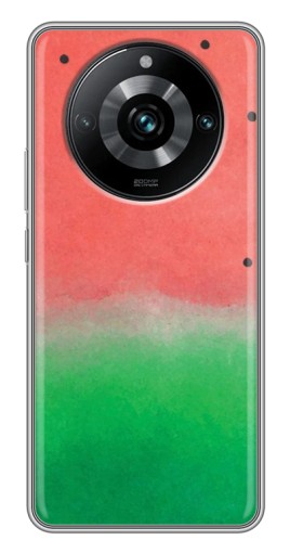 Силиконовый чехол с изображением "Дизайн арбуза" для Realme 11 Pro Plus
