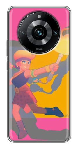 Чехол с картинкой "Эмбер бравл старс" для Realme 11 Pro Plus