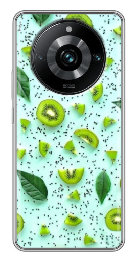 Чехол с картинкой "Фон киви" для Realme 11 Pro Plus
